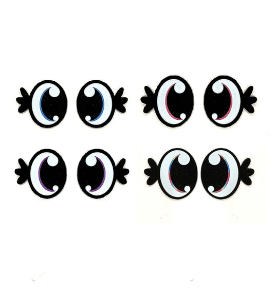6 Pack of Felt Eyes For Amigurumi