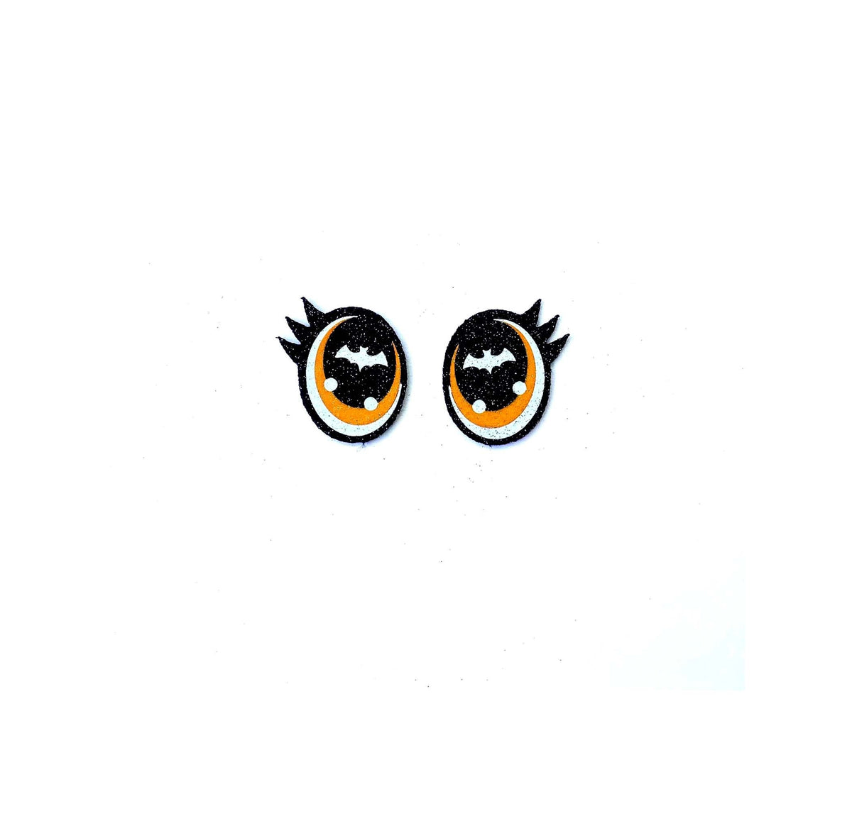 Halloween Glitter Felt Eyes