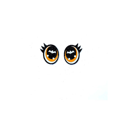 Halloween Glitter Felt Eyes
