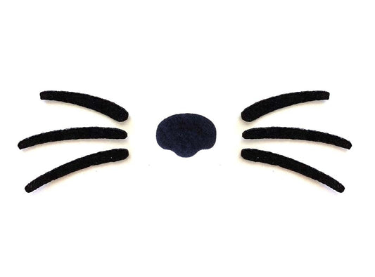 6 Felt Animal Nose Whiskers Face For Amigurumi