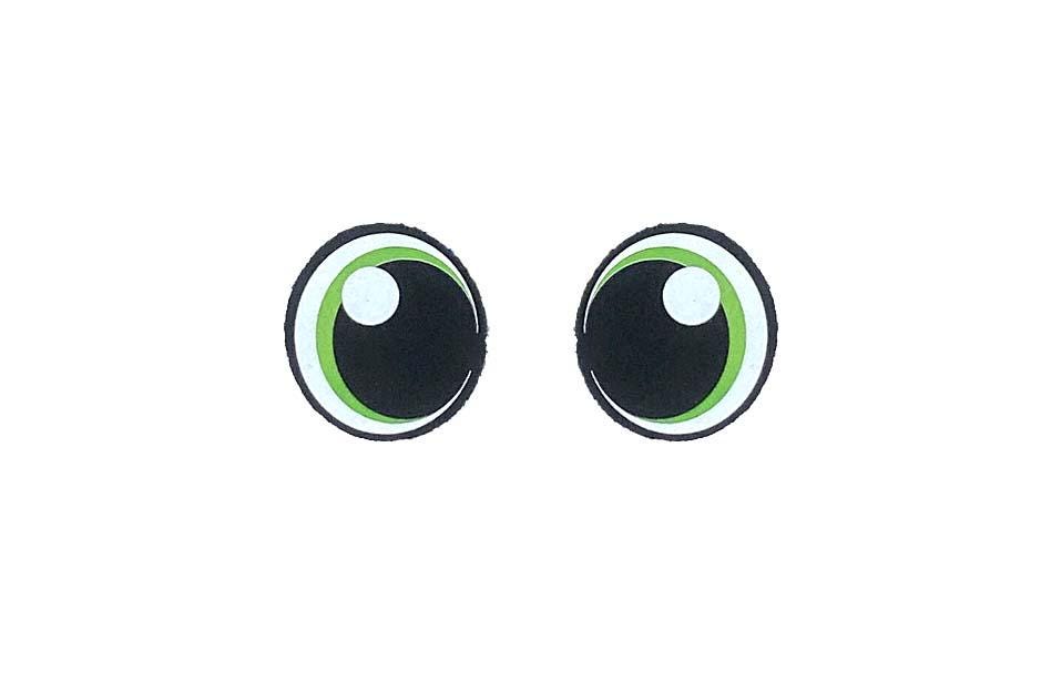 6 Pack of Round Kawaii Felt Eyes for Amigurumi Multiple Sizes Available