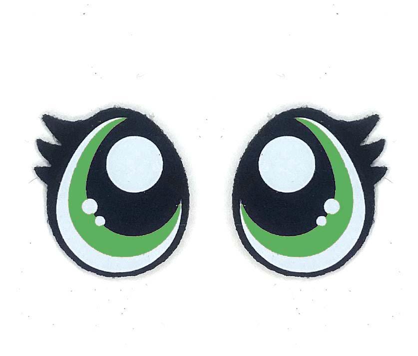 6 Pairs Felt Amigurumi Eyes: Pouty, Assorted Sizes, Crochet Plushie Doll Eyes