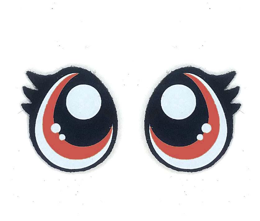 6 Pairs Felt Amigurumi Eyes: Pouty, Assorted Sizes, Crochet Plushie Doll Eyes
