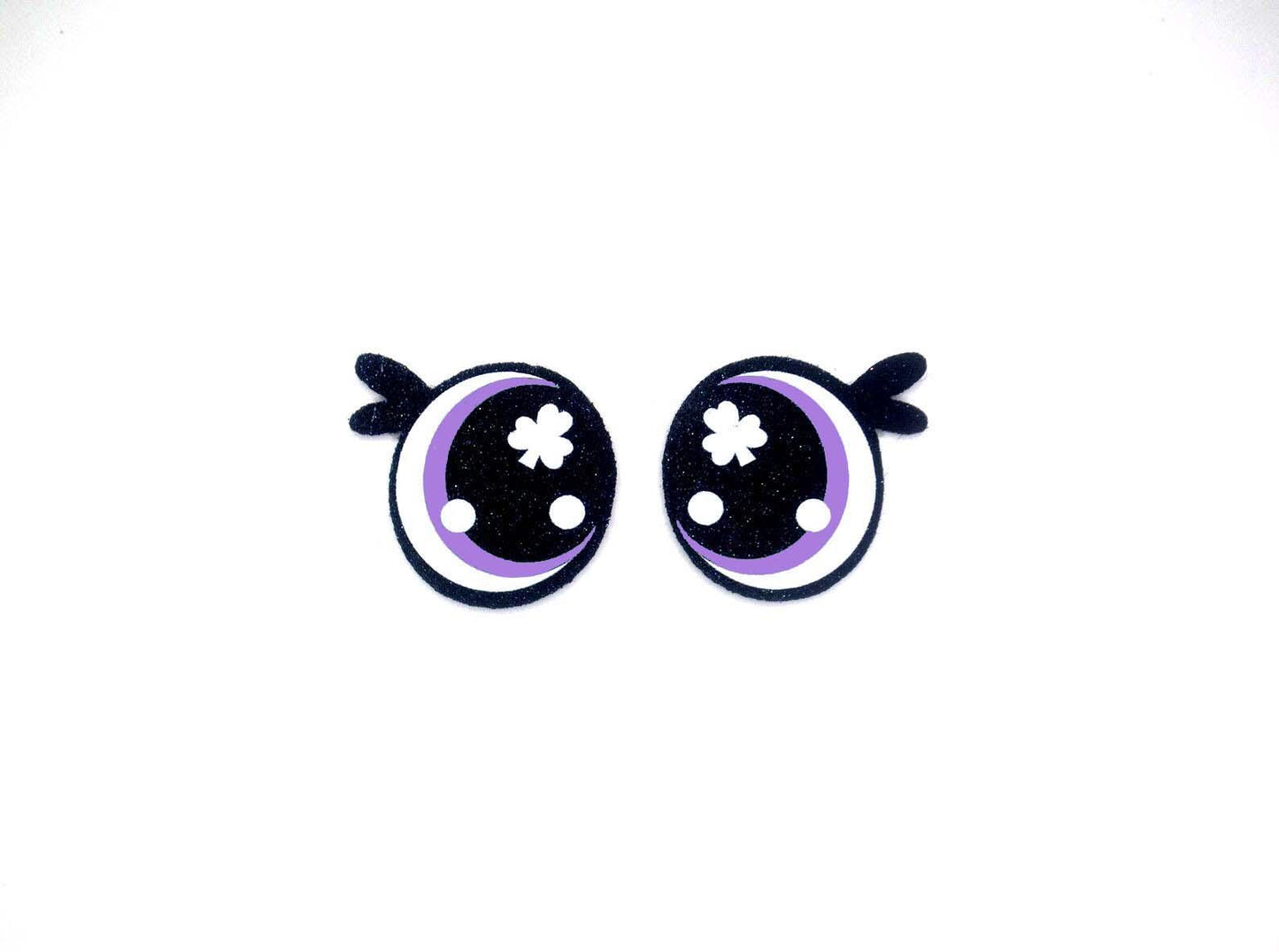 6 Pack of Shamrock Felt Eyes For Amigurumi