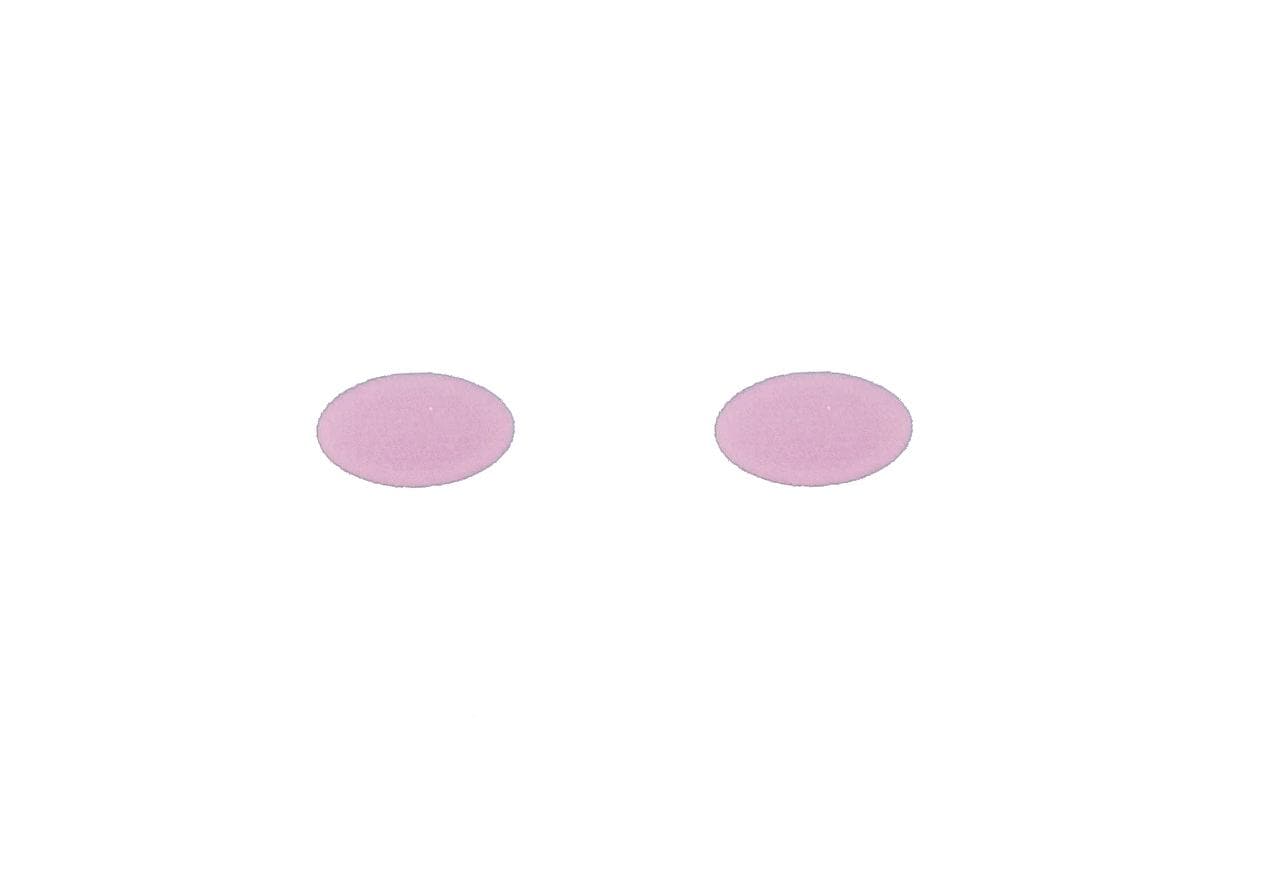 Felt Blush Cheeks 12 Pack, Sizes 3/4 inch to 2 inches, Crochet, Plushie, Craft Supplies, Glitter & Felt Faces for Amigurumi