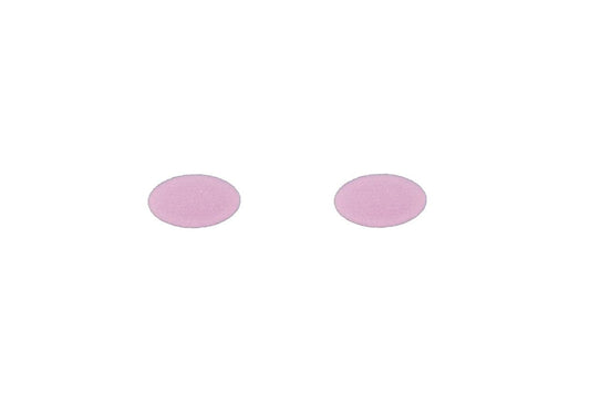 Felt Blush Cheeks 12 Pack, Sizes 3/4 inch to 2 inches, Crochet, Plushie, Craft Supplies, Glitter & Felt Faces for Amigurumi