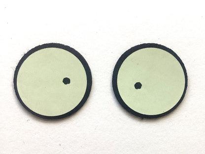 6 Pack, 3 Pack or Bulk Felt Eyes for Amigurumi, Pickle, Round, Crochet, Knit, Plushie, Glitter, Kawaii