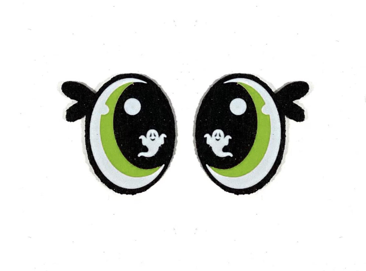 6 Pack of Halloween Felt Eyes
