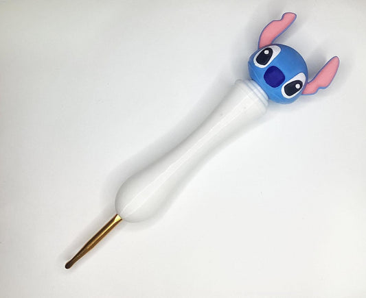 Cute Chunky Ergonomic Crochet Hook with Character Head, Tapered or Inline, Pain-Relief Crochet Tool for Amigurumi