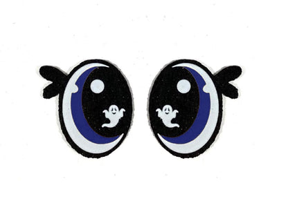 6 Pack of Halloween Felt Eyes