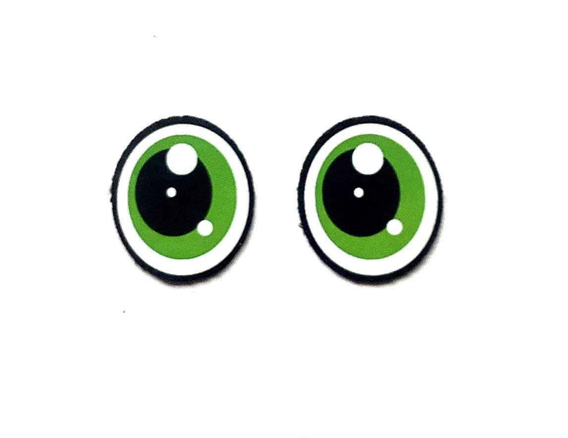 6 Pack of Felt Eyes for Amigurumi