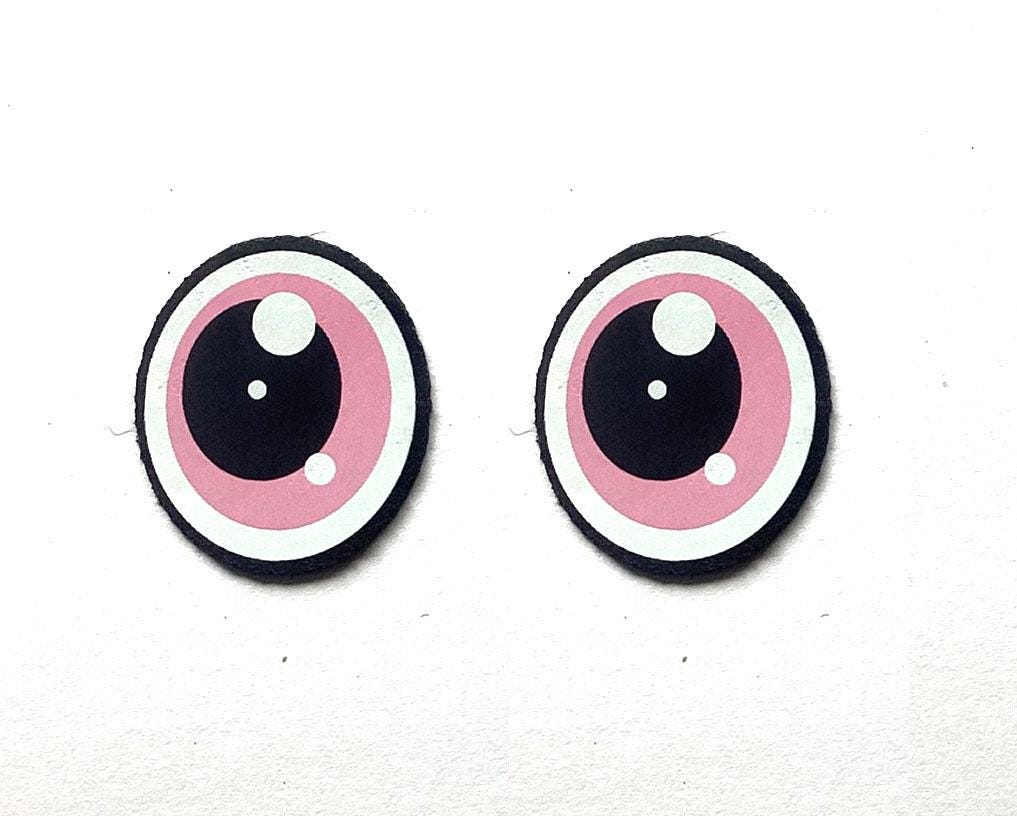 6 Pack of Felt Eyes for Amigurumi