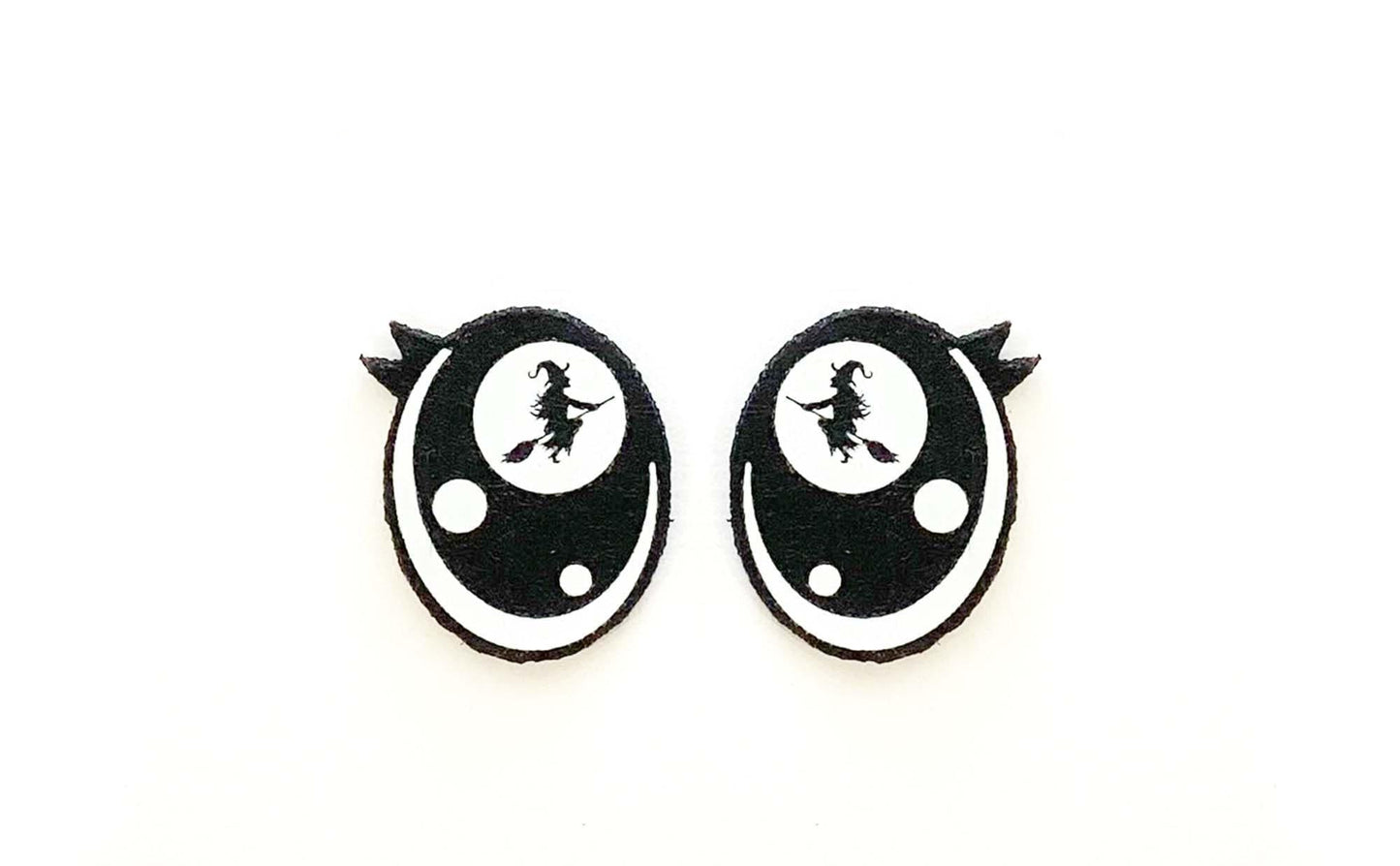 3 Pack of Halloween Felt Eyes with Lashes, Witch Eyes, Multiple Sizes Available