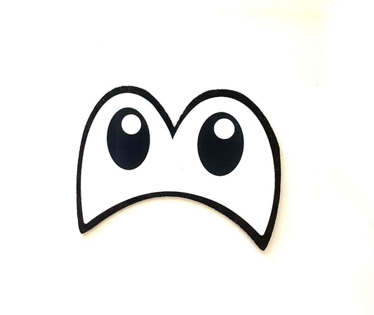 a black and white picture of a sad face