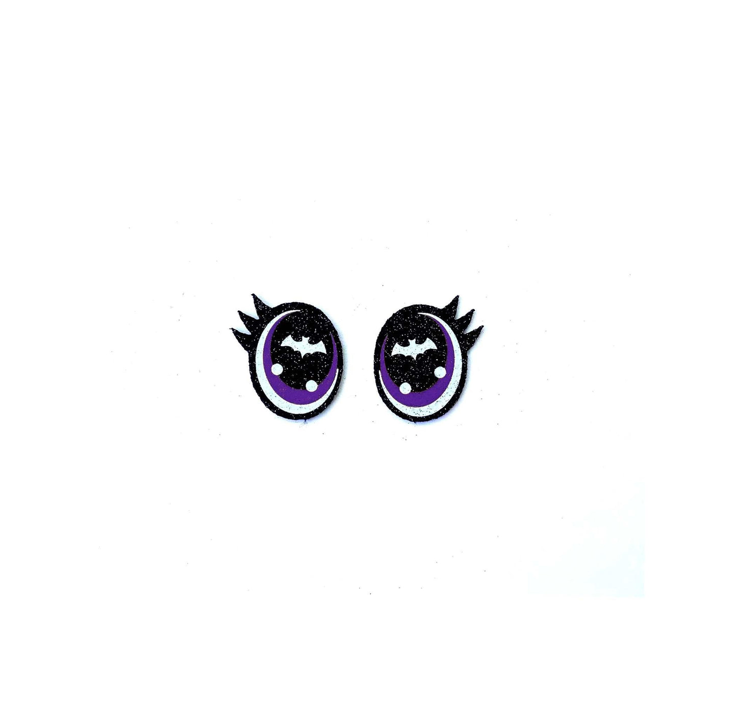 3 Pack of Halloween Felt Eyes for Amigurumi, Crafts, Stuffed Animals, Kawaii, Glitter, Multiple Sizes 16mm-57mm Multiple Sizes Available