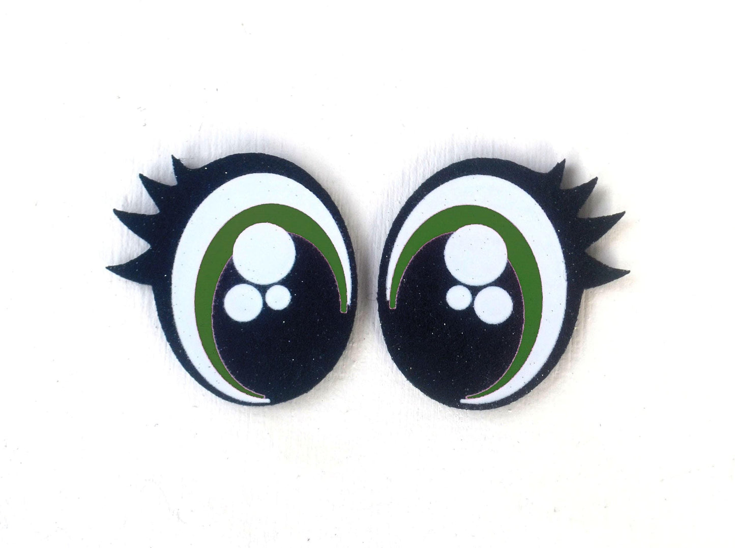 3 Pack of Glitter Felt Eyes for Amigurumi for Amigurumi Multiple Sizes Available
