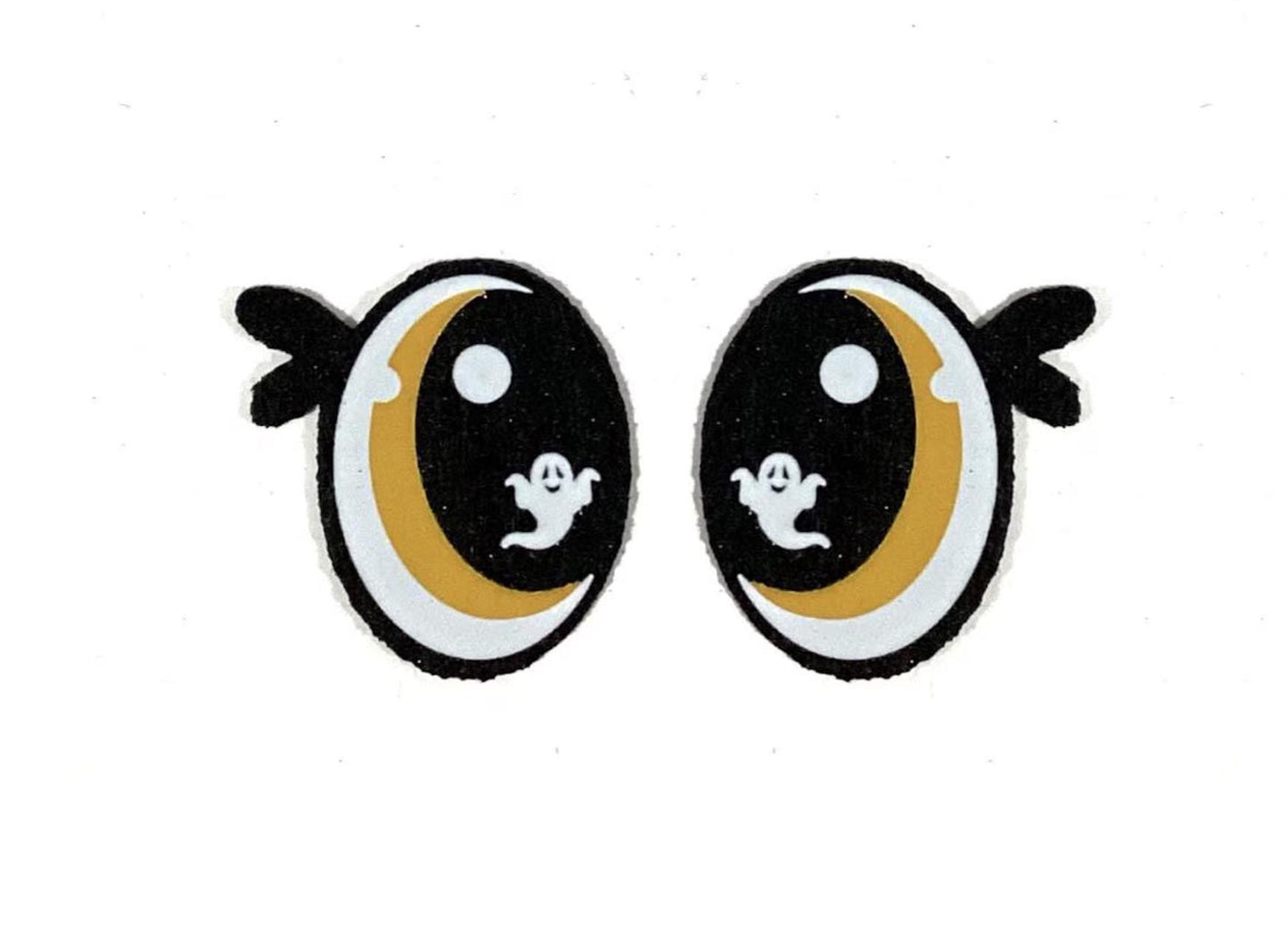 3 Pack of Halloween Felt Eyes for Amigurumi, Ghost Eyes, Multicolor, Multiple Sizes Available