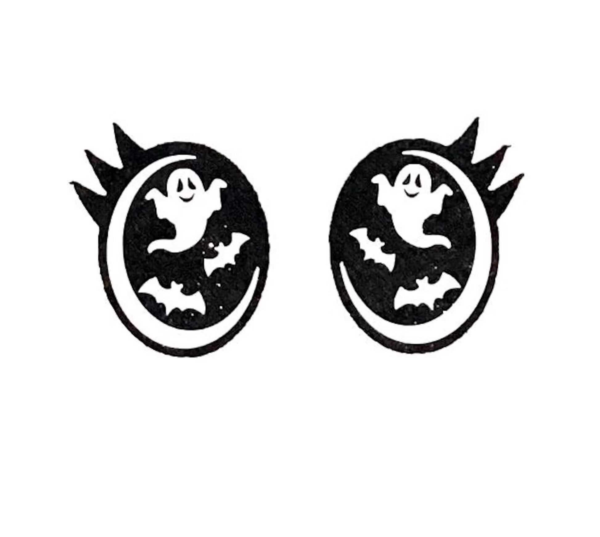 3 Pack of Halloween Felt Eyes for Amigurumi, with Lashes, Multiple Sizes Available