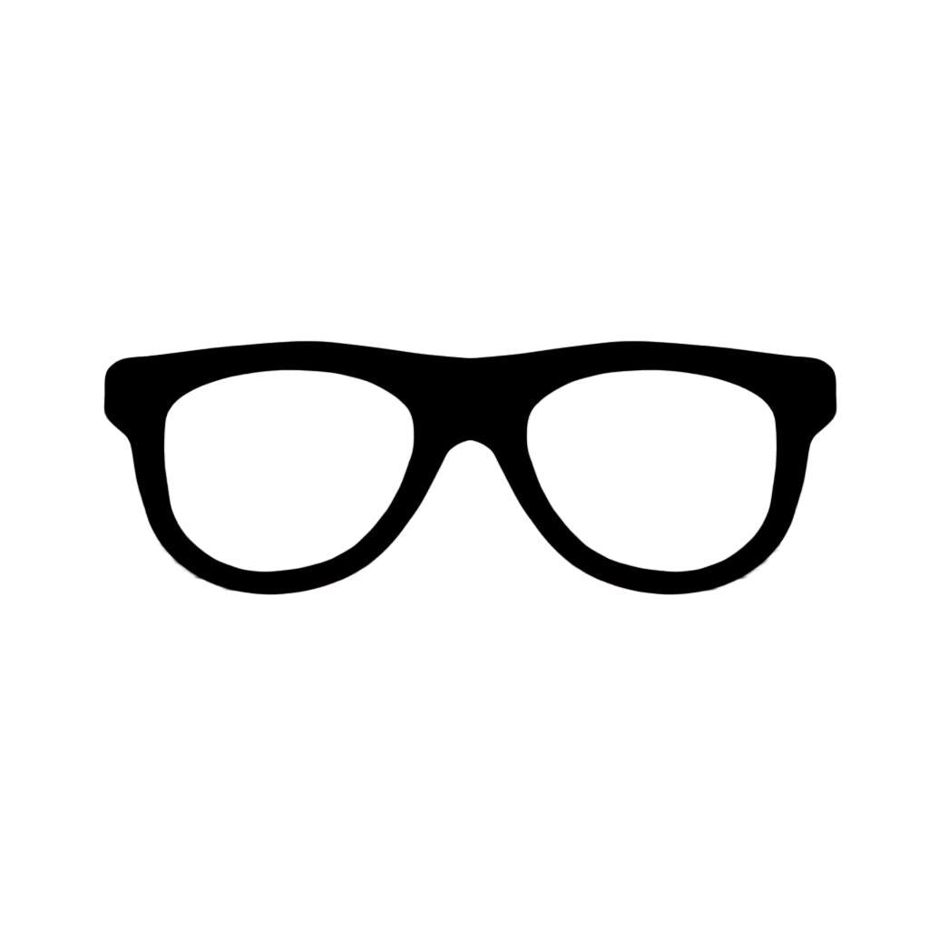 6 Pack of Felt Eye Glasses for Amigurumi, Nerd Glasses, Face, Crochet, Knit, Plushie