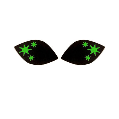 6 Pack of Alien Felt Eyes