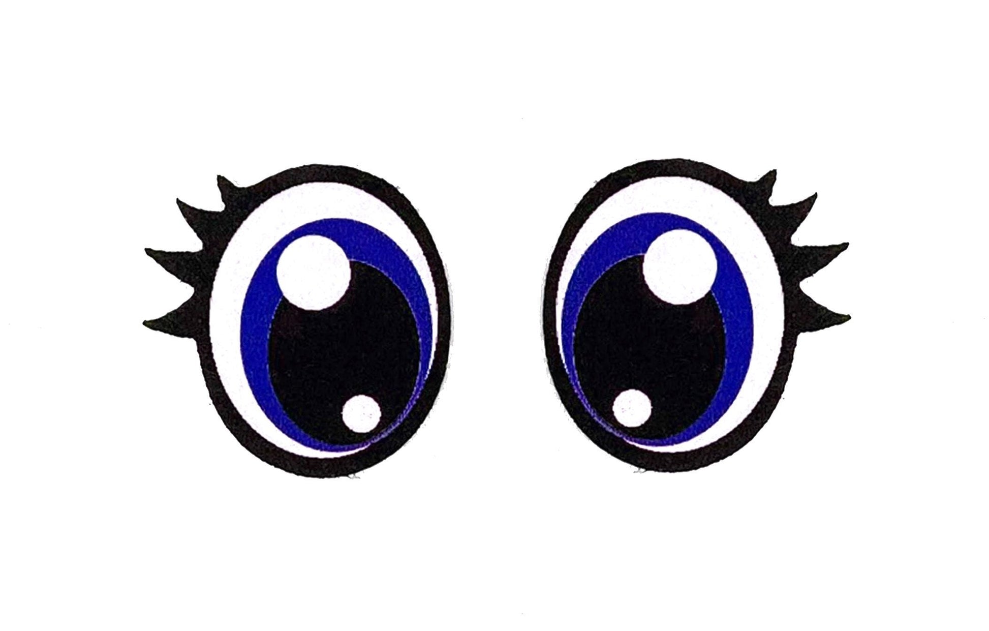 6 Pack of Glitter Felt Eyes for Amigurumi: Crochet Plushie, Doll Eyes, Craft Supplies