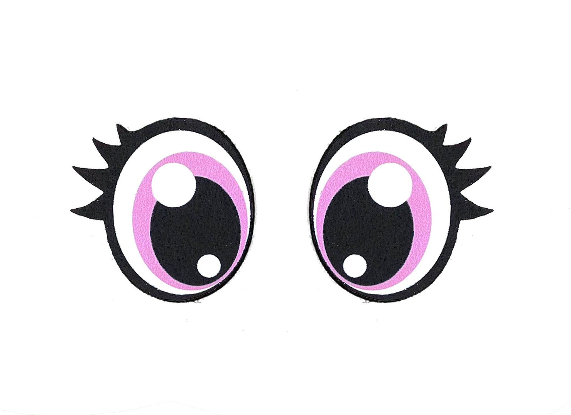 6 Pack of Glitter Felt Eyes for Amigurumi: Crochet Plushie, Doll Eyes, Craft Supplies