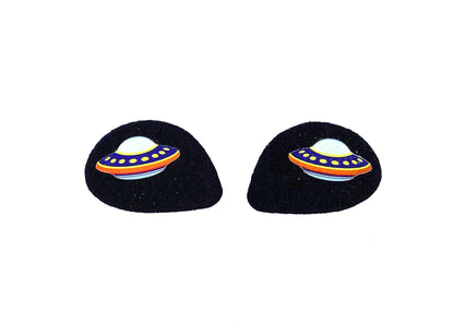 6 Pack of Space Alien Felt Eyes