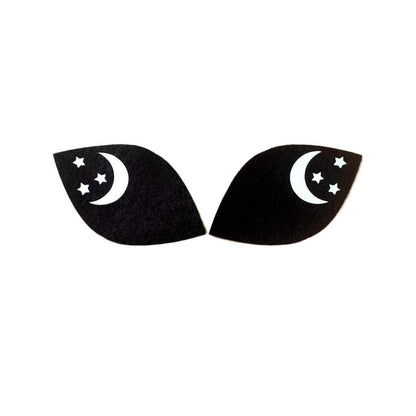 6 Pack of Alien Felt Eyes