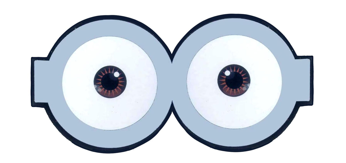3 Felt Eyes for Amigurumi, Goggle Felt Eyes, Yellow Guy, Multiple Sizes Available