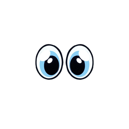 3 Pack of Blue Felt Eyes for Amigurumi: Crochet Plushie Kawaii Eyes