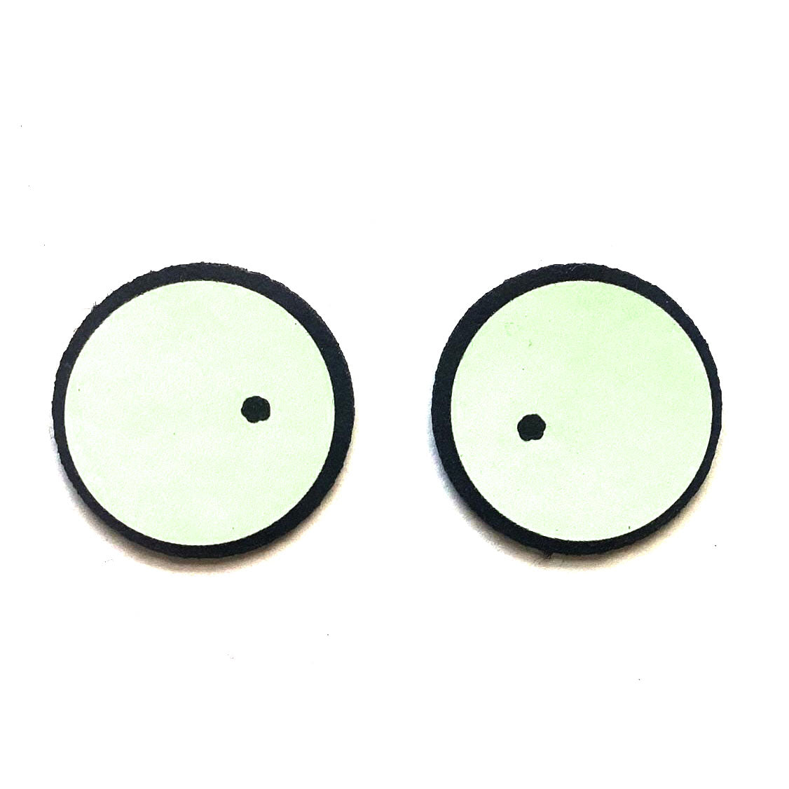 3 Pack of Round Pickle Guy Felt Eyes