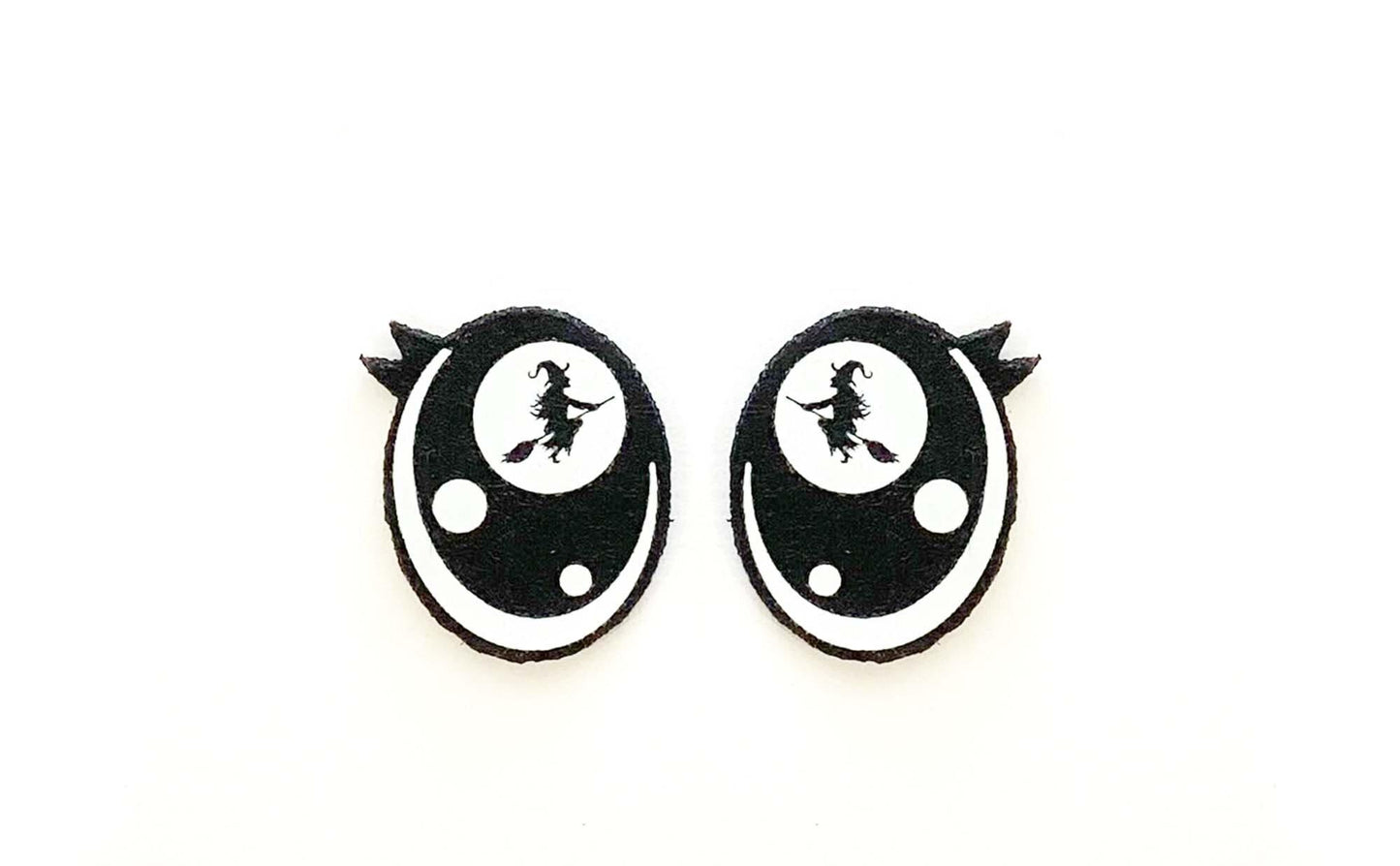 3 Pack of Halloween Felt Eyes with Lashes, Witch Eyes, Multiple Sizes Available