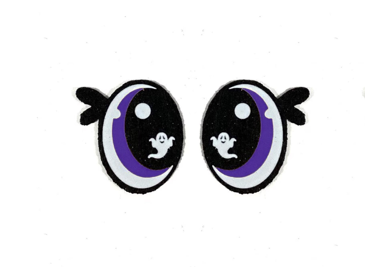 3 Pack of Halloween Felt Eyes for Amigurumi, Ghost Eyes, Multicolor, Multiple Sizes Available