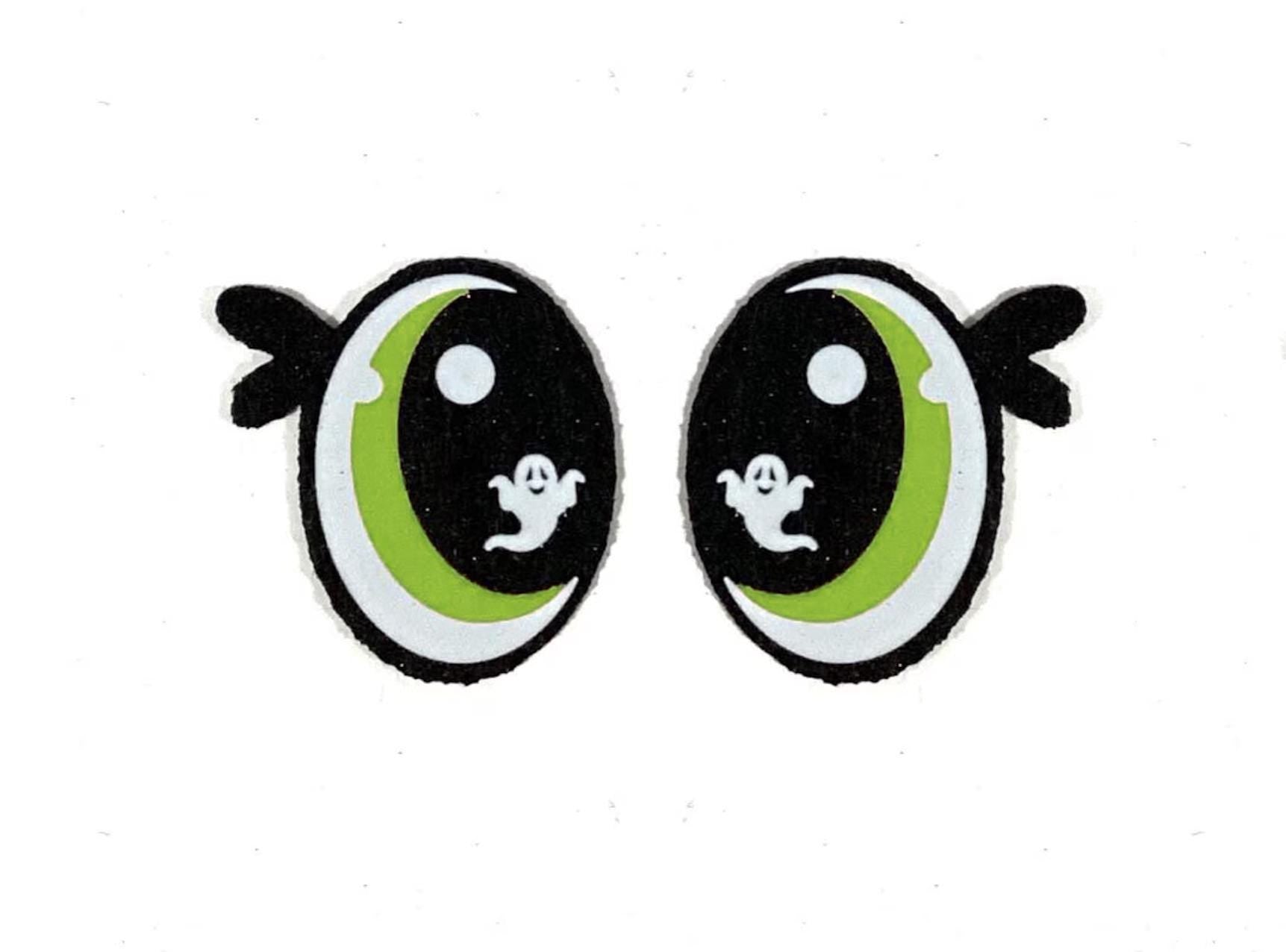 3 Pack of Halloween Felt Eyes for Amigurumi, Ghost Eyes, Multicolor, Multiple Sizes Available