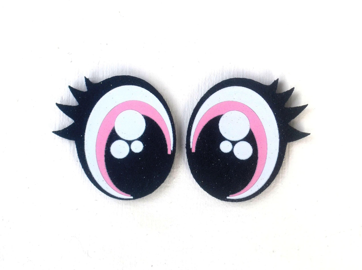 3 Pack of Glitter Felt Eyes for Amigurumi for Amigurumi Multiple Sizes Available