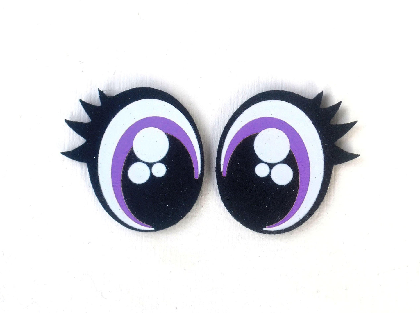 3 Pack of Glitter Felt Eyes for Amigurumi for Amigurumi Multiple Sizes Available