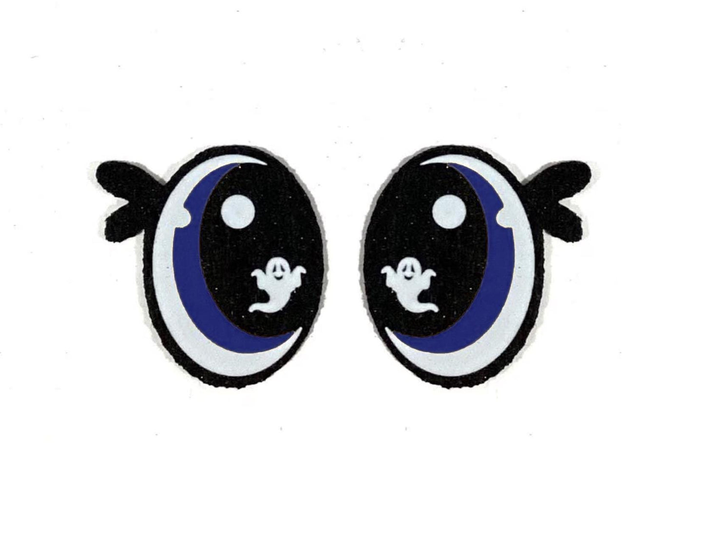 3 Pack of Halloween Felt Eyes for Amigurumi, Ghost Eyes, Multicolor, Multiple Sizes Available