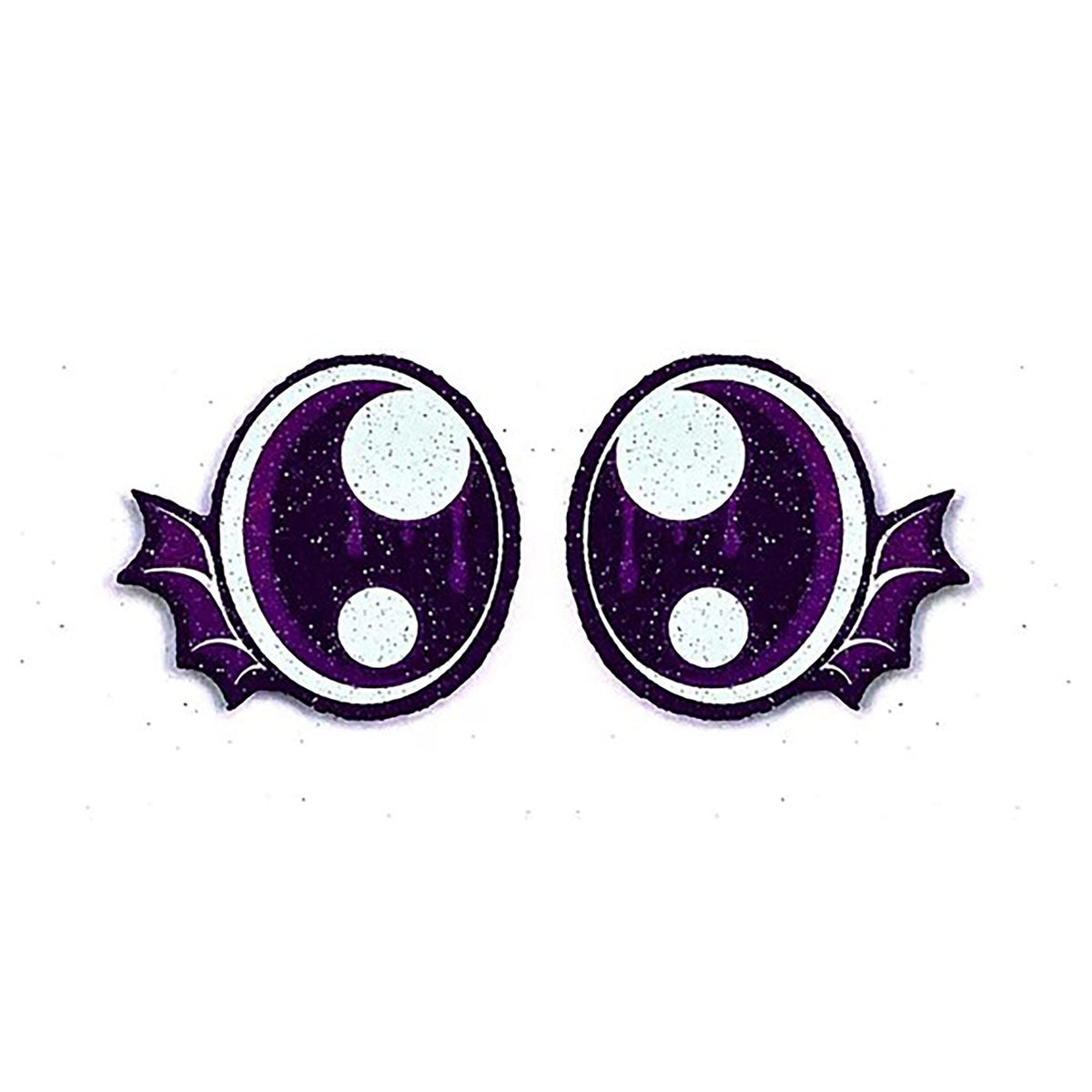 6 Pack of Halloween Bat Felt Eyes