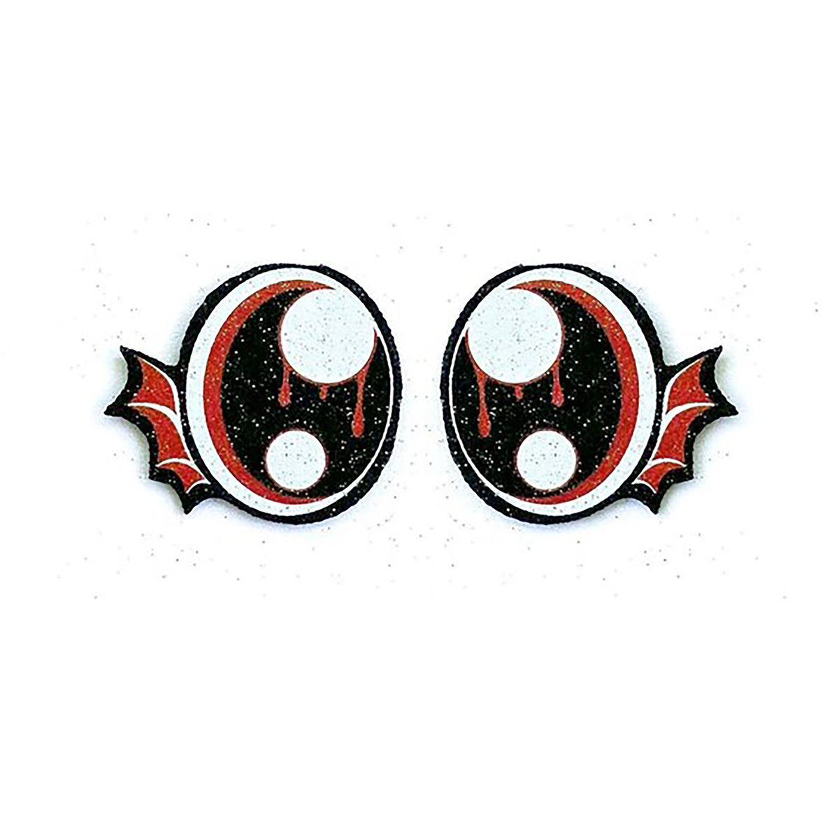 6 Pack of Halloween Bat Felt Eyes