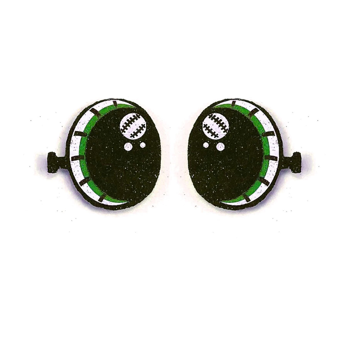 6 Pack of Halloween Monster Felt Eyes