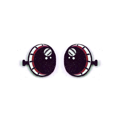 6 Pack of Halloween Monster Felt Eyes