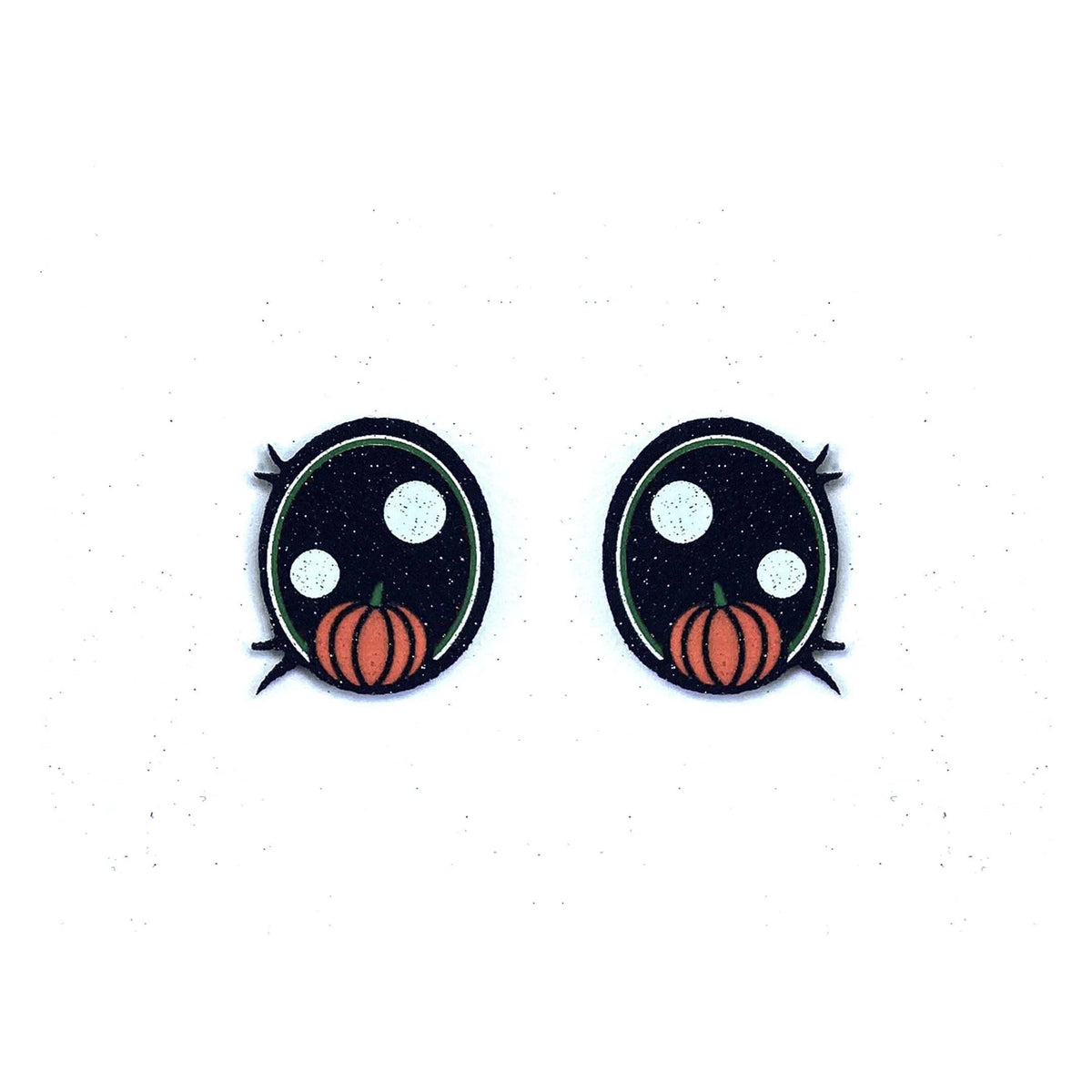 6 Pack of Halloween Pumpkin Felt Eyes