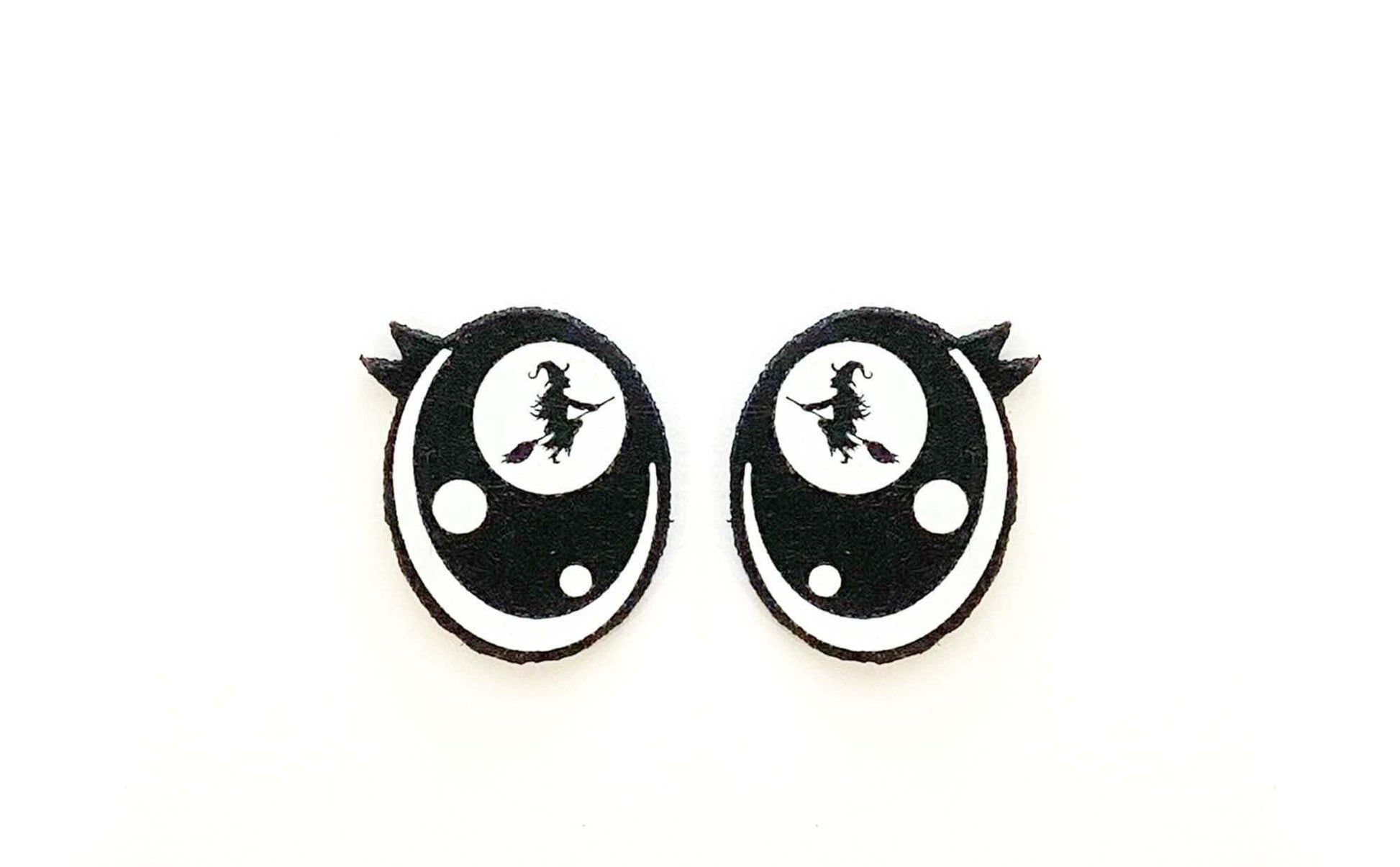 6 Pack of Halloween Felt Eyes