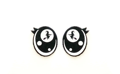 6 Pack of Halloween Felt Eyes