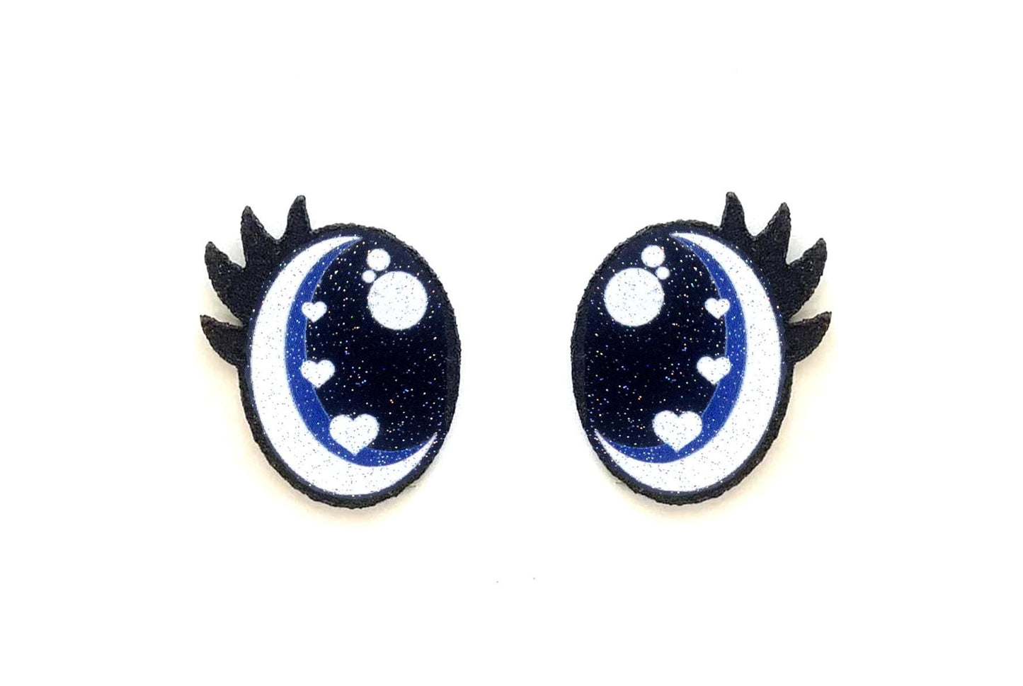 6 Pack of Glitter Felt Eyes for Amigurumi