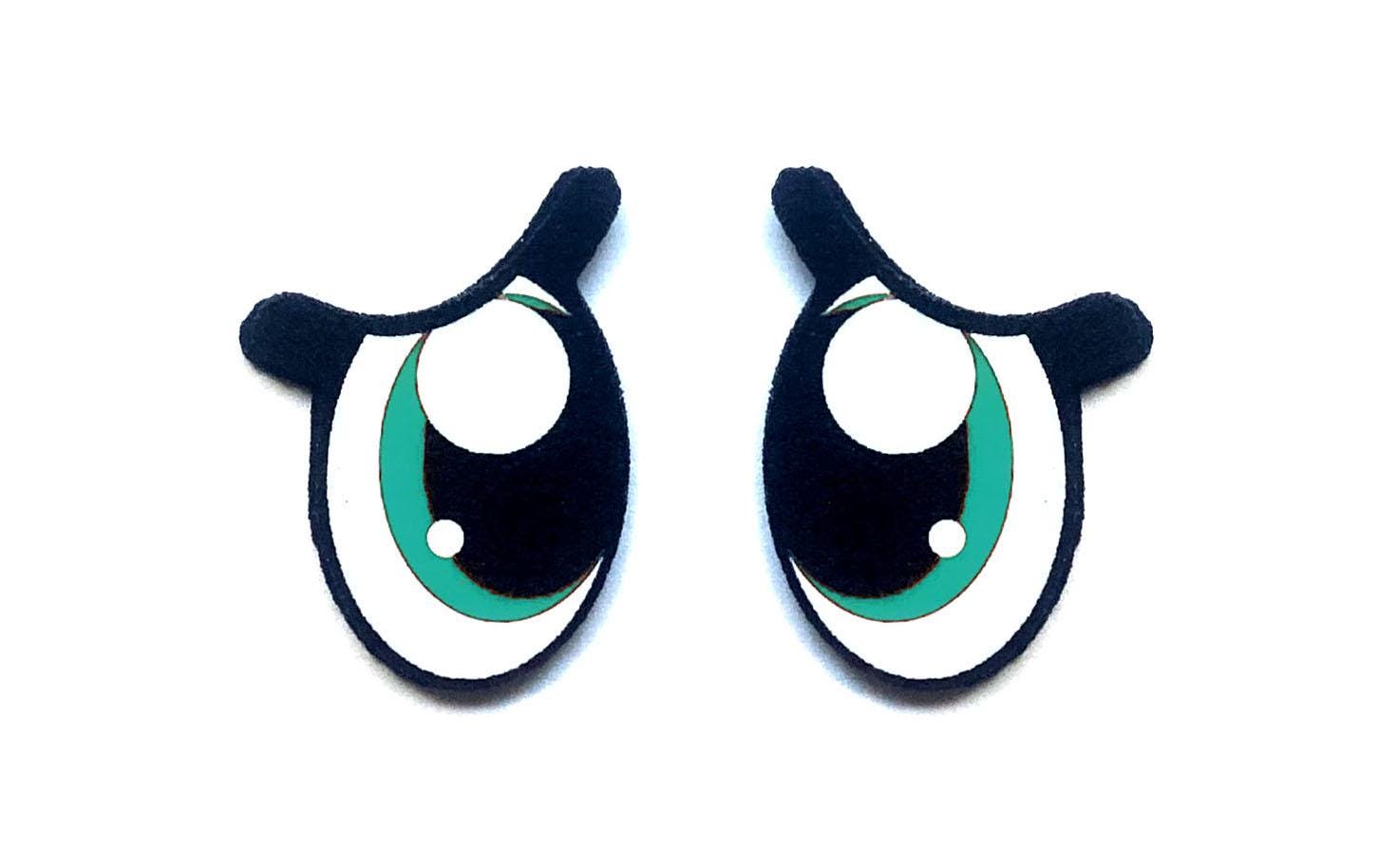 3 Pack of Pouty Felt Eyes for Amigurumi, Sad Eyes, Multiple Sizes Available