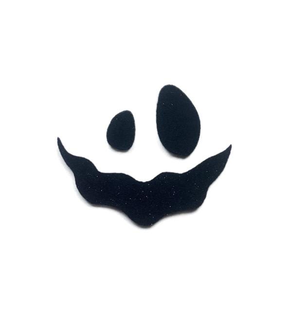 3 Pack Ghost Felt Faces