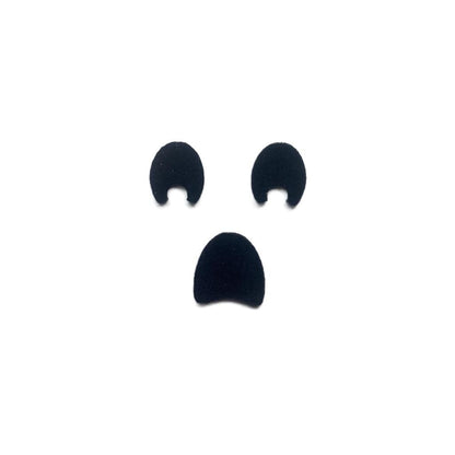 3 Pack Ghost Felt Faces