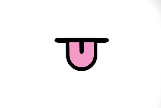 Set of 6 Pink Tongue Felt Mouths For Amigurumi Multiple Sizes Available