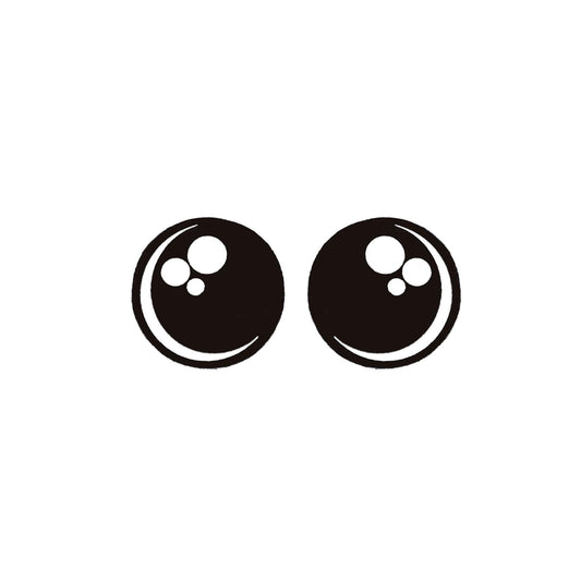 6 Pack of Round Kawaii Felt Eyes